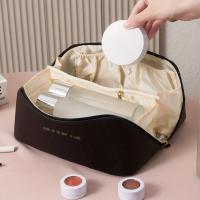 Organizador de maquillaje, kit de aseo femenino, estuche de maquillaje, bolsa de almacenamiento, caja de lujo para mujer, bolsa de cosméticos, bolsa organizadora para viaje con cremallera - details 8
