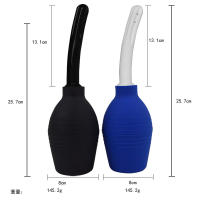 Limpiador Anal grande de 310ML, Enema vaginal, jeringa, chorro, ducha, sistema de Colon, accesorios de limpieza de bidé - details 0