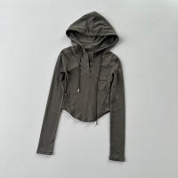 Sudadera Deportiva con Capucha Top Corto Ajustado Hilo Seco Moda de Yoga y Correr - details 5