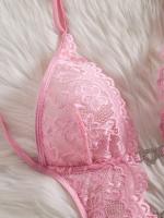Body de Encaje Verde Esmeralda con Detalles Recortados y Bordes Festoneados – Body Sensual para Mujer, Mezcla Suave de Poliéster, Lavado a Mano, Ropa Romántica |   Diseño Elegante en Encaje con Bordados Festoneados - details 4