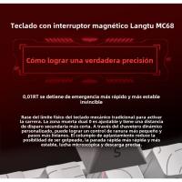 MC68 Teclado mecánico con eje magnético Teclas intercambiables en caliente para juegos competitivos Teclado con cable de alta calidad - details 5