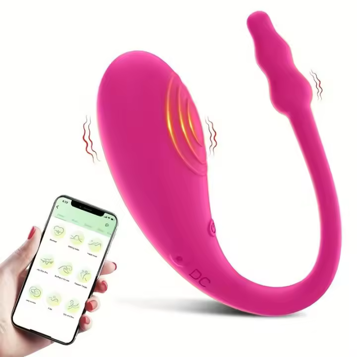 Vibrador inalámbrico con aplicación de control remoto para mujer con masticador de clítoris con orificio G - 1