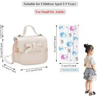 Bolso de hombro para niñas, bolso para niños pequeños con mini billetera de flores, monedero pequeño - details 0