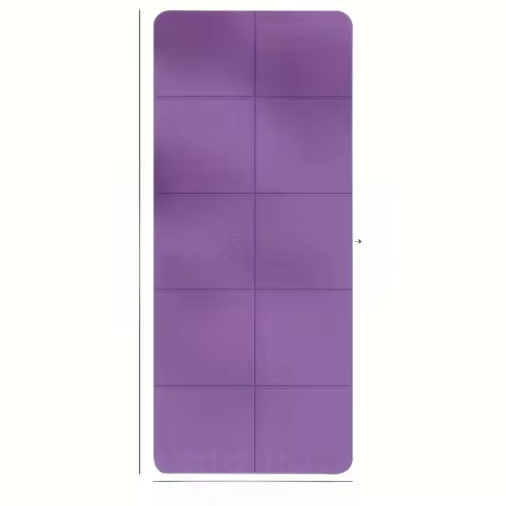 Manta De Yoga Plegable Ecológica TPE Para Viajes Fitness Doble Cara Antideslizante Para Pilates Y Ejercicios Entrega Saco De Compras - 1