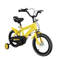 Bicicleta con guardabarros para niños, de 14 pulgadas, con estabilizadores amarillos, de 3 a 5 años - details 0