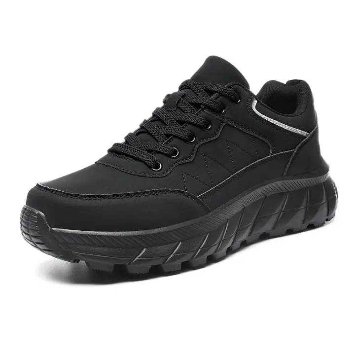 Zapatillas de deporte de otoño e invierno para hombre, zapatos informales con plataforma ligera, zapatos deportivos impermeables de talla grande 38-48, calzado para hombre - 1