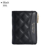 Cartera Corta y Delgada con Múltiples Ranuras Color Sólido Elegante para Chicas - details 7