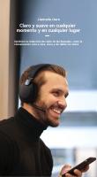 Auriculares inalámbricos con Bluetooth y micrófono, cascos con cancelación de ruido, sonido estéreo, deportivos, para juegos - details 1