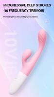 Leten conejo consolador vibrador punto G clítoris pezón estimulador vagina masajeador masturbador femenino orgasmo erótico juguetes sexuales para mujeres - details 8