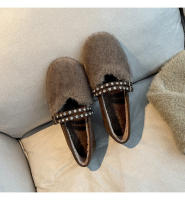 Mary Jane, zapatos esponjosos para mujer en invierno, zapatos de gorro, zapatos de algodón de terciopelo. - details 40