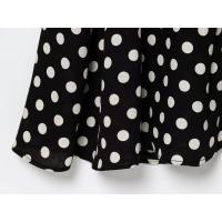 Polka Dot Dress with Round Neck Sleeveless, Long Flared Dress, Summer New Arrival Women's Clothing BUNO-2025Temperament. - details 8