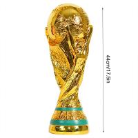 Trofeos de fútbol de resina dorada, decoraciones de resina, regalos para fanáticos, manualidades de decoración para el hogar y la oficina - details 5