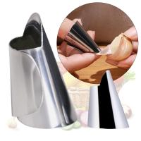 Herramienta de descascarado de dedos de Material de acero inoxidable, cubierta de uñas de hierro, protección práctica, ahorro de esfuerzo conveniente, 5 piezas - details 0