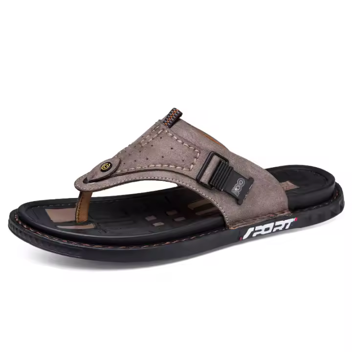Chanclas de playa para hombre, sandalias interiores y exteriores, ropa deportiva casual - 1