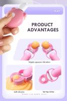 Leten-abrazadera eléctrica para pezones, vibrador para masaje de senos, potenciador de Bondage, Juguetes sexuales para adultos para mujeres, parejas, castidad femenina, estimulador del clítoris - details 5