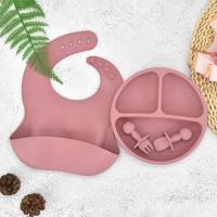 Juego de Vajilla de Silicona Seguro para Bebé Platos Sólidos de Dibujos Animados - details 10