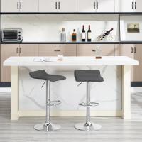 Taburetes de Cocina Giratorios 360° Altura Ajustable con Reposapiés Taburetes Altos con Asiento PVC para Comedor, Salón y Cafetería Negro+Negro - details 32