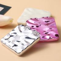 Mini espejo de maquillaje plegable, espejos de mano portátiles cuadrados de doble cara, espejo de tocador creativo, espejo de bolsillo compacto - details 10