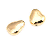 Espaciador de arco iris y Luna de latón, Color oro de 18K, paloma, estrella, nube, cilindro, pulsera ovalada, cuentas, fabricación de joyería, accesorios Diy - details 60