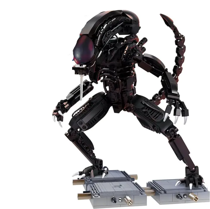 Kit de construcción de figuras de acción de Xenomorph, para niños y adultos de 8 a 14 años, hasta 616 piezas - 1