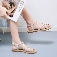 2025 Sandalias de mujer, zapatos de playa planos y cómodos, estilo romano, punta cerrada, zapatos de moda de verano - details 7