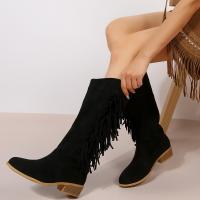 Botas martin de tacón bajo para mujer, zapatos de otoño e invierno - details 2