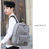Mochila de tela Oxford simple e informal de gran capacidad, mochila escolar versión coreana, bolsa de viaje para ordenador para estudiantes de secundaria - details 9