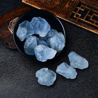 Cristales de roca Natural en bruto, piedra de energía curativa de Reiki, espécimen Mineral de decoración de Acuario, Celestia azul, 100g - details 1