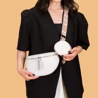 Bolso de pecho de cuero genuino de lujo para mujer, bolso cruzado de cuero de vaca de alta calidad con monedero pequeño - details 5