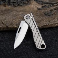 Mini cuchillo plegable TC4 de aleación de titanio Portátil, cuchillo colgante, desembalaje express, cuchillo de bolsillo, herramienta EDC para regalo - details 2