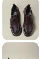 Zapatos de cuero vacuno puro de alta gama, cuero vacuno de primera capa, casuales, transpirables, suela suave - details 3