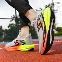 Zapatos deportivos para hombre, zapatillas ligeras de malla plana para correr, zapatos informales con cordones de alta calidad para caminar al aire libre para hombre - details 6