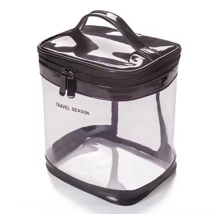 Bolsa de Almacenamiento de Accesorios de Maquillaje de Gran Capacidad Malla Visual para Mujeres - 1