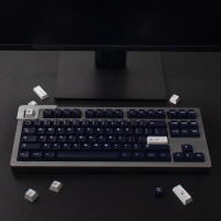 Tecla de doble disparo para teclado mecánico, accesorio con personalidad personalizada en inglés, de 132 teclas, modelo G clon Deep Navy, 61/87/104 - details 10