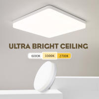 Lámpara LED de techo ultradelgada, candelabro cuadrado impermeable, decoración interior del hogar, 48W, 36W, 24W, 18W, 220V, dormitorio, sala de estar, cocina - details 1
