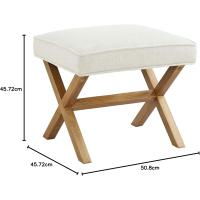 Moderno banco tapizado y acolchado con botón, para dormitorio, entrada, madera maciza, azul marino, 112 cm - details 23
