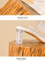 Sandalias de Hadas Transparentes Tacones Altos Comodidad para Pies Zapatos de Moda para Mujer y Hombre - details 13