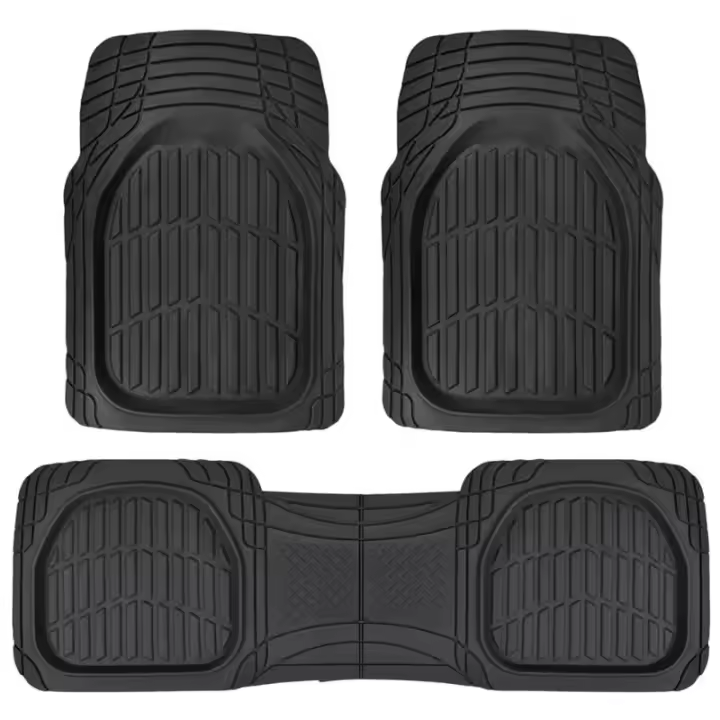 Alfombrilla universal antideslizante para pies de coche, alfombrilla lavable para pies de coche, alfombrilla ajustable para pies - 1