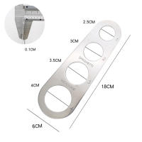 Medidor de espaguetis de superficie lisa sin rebabas, resistente al deslustre, ligero, para hacer una parte adecuada de espagueti - details 2