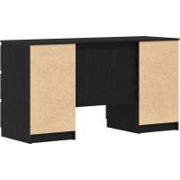 Escritorio Mesa Trabajo Estudio Muebles de Oficina Despacho Ordenador Decoración Capacidad de Almacenamiento de Madera Contrachapada Roble - details 38