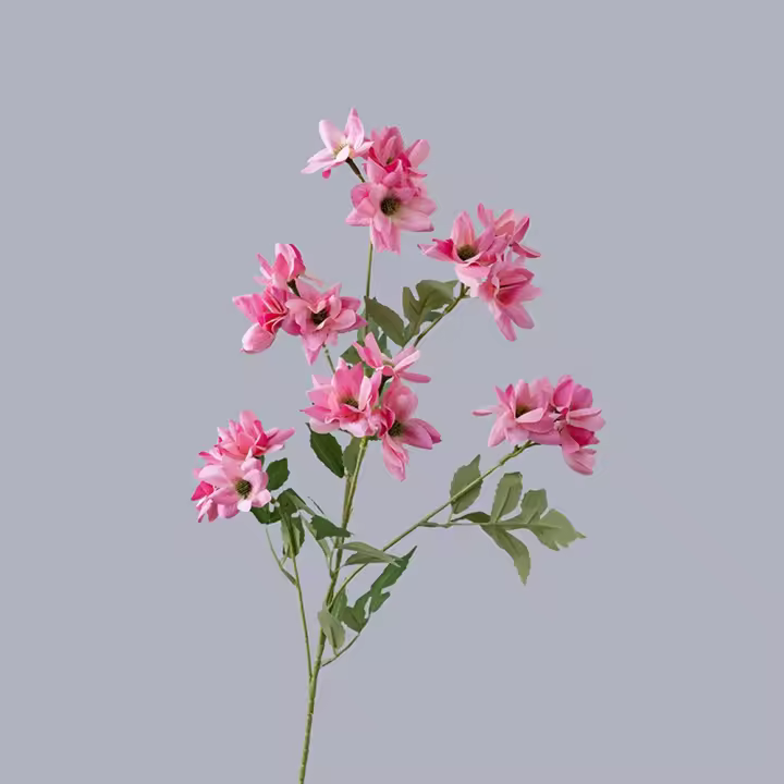 Flores de jazmín artificiales elegantes, tacto Real, simulación de seda hecha a mano, hermosa flor falsa, decoración de jardín - 1