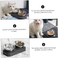 Bol para Gatos Ergonómico Inclinado Contenedor de Alimentos para Mascotas Duradero - details 3