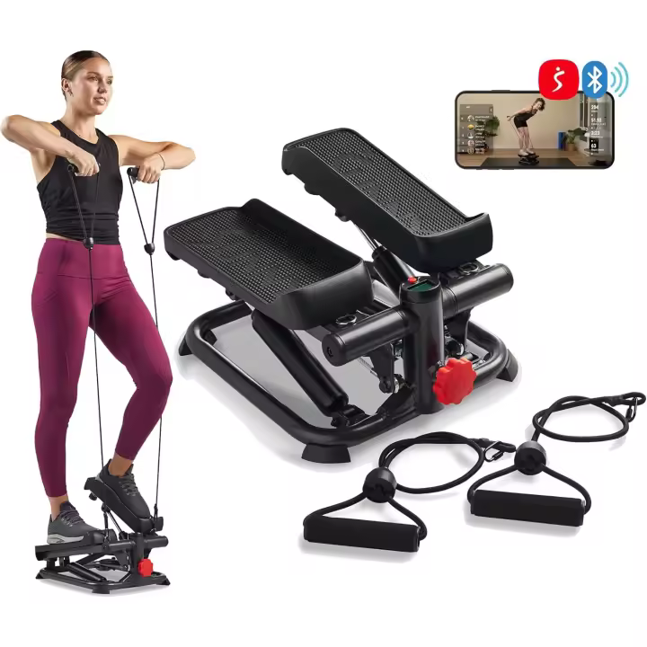 Fitness Mini Steppers para ejercitarse en casa, máquina de Ejercicios para escaleras, Equipo Cardiovascular Completo, con conexión Gratuita a la App SunnyFit - 1