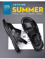 Zapatillas de Playa de Cuero Genuino para Hombres Comodidad de Verano con Estilo - details 1
