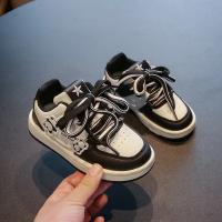 2025 primavera nuevos zapatos casuales para niños moda estilo coreano fondo suave antideslizante versátil Chic escuela Pu zapatillas de deporte - details 3
