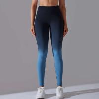 Pantalones de yoga de cambio gradual, malla sin costuras para deportes de gimnasio de cintura alta para mujer, control del vientre, entrenamiento para correr - details 6