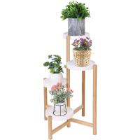 Estantería de Bambú con 4 Niveles Soporte Decorativo para Macetas Alto Bajo - details 0
