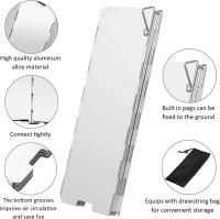 Estufa de Camping Plegable Ultra Ligera Protector de Viento Quemador de Cocina de Picnic a Prueba de Viento Deportes y Exteriores - details 5