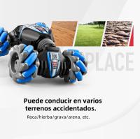 Juguete de Coche de Control Remoto con Sensor de Gestos, 4WD, Transformación, Derrape, Doble Cara, Efectos de Sonido y Luz, Pulv - details 4
