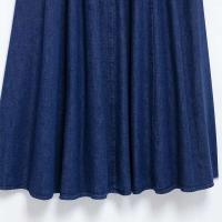 Vestido de moda con hombros descubiertos para mujer, Vestidos largos ajustados sin mangas con espalda descubierta de mezclilla para mujer, Vestidos de primavera y verano 2025 para mujer - details 6